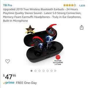 Wireless bluetooth headphones